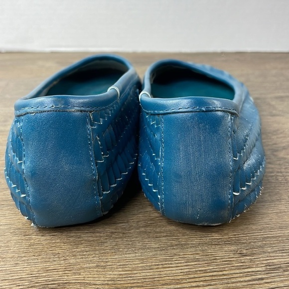 Anthropologie Gee WaWa Teal Flats, size 9.5 - Picture 5 of 10